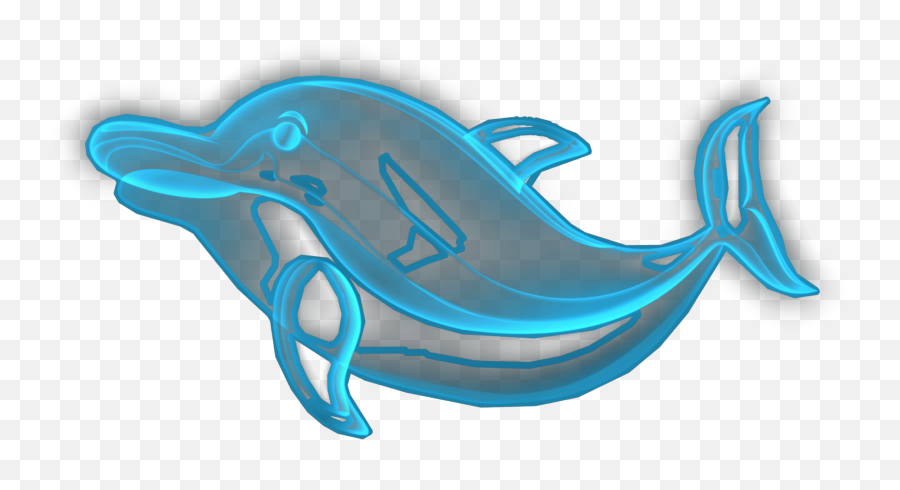 Ftestickers Clipart Cartoon Sticker By Pennyann - Common Bottlenose Dolphin Png,Dolphin Transparent