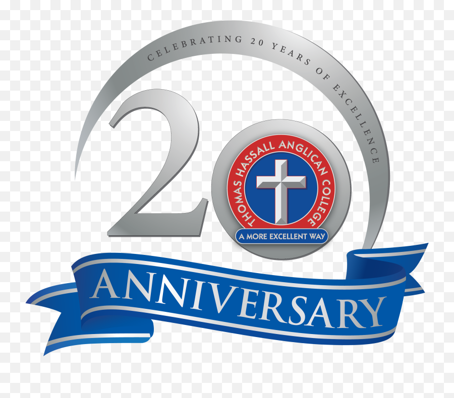 20th Anniversary Celebrations Thomas Hassall Anglican College - Clip Art Png,Anniversary Logo