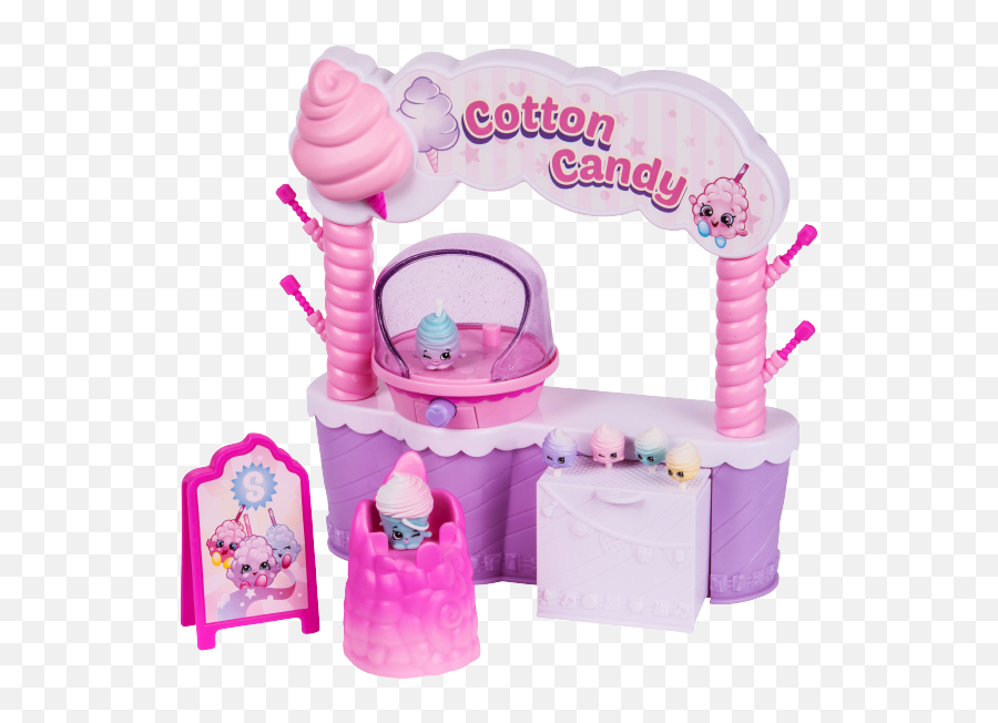 Shopkins - Season7cottoncandyplaysetpng U2013 Kids Time Shopkins Cotton Candy Set,Cotton Candy Png