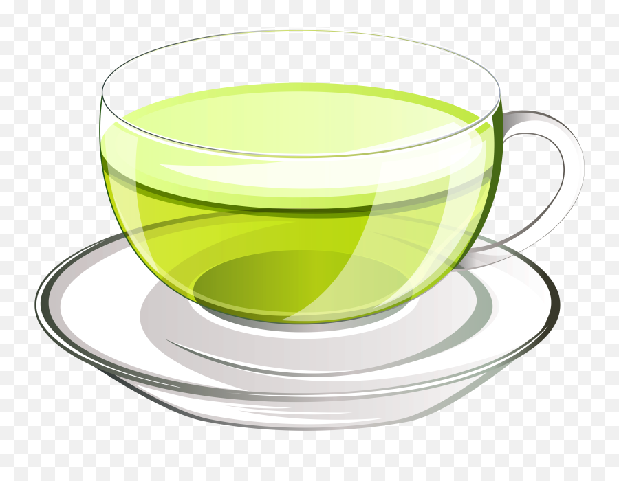 Cup Of Green Tea Png Vector Clipart Picture