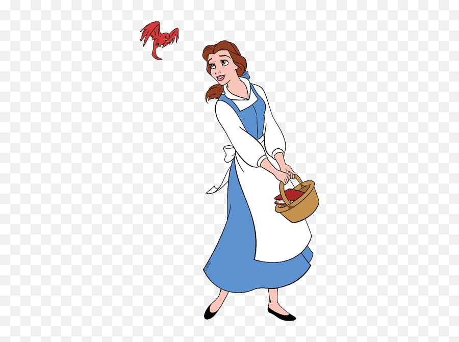 Png Transparent Clip Art Disney - Belle,Belle Transparent Background