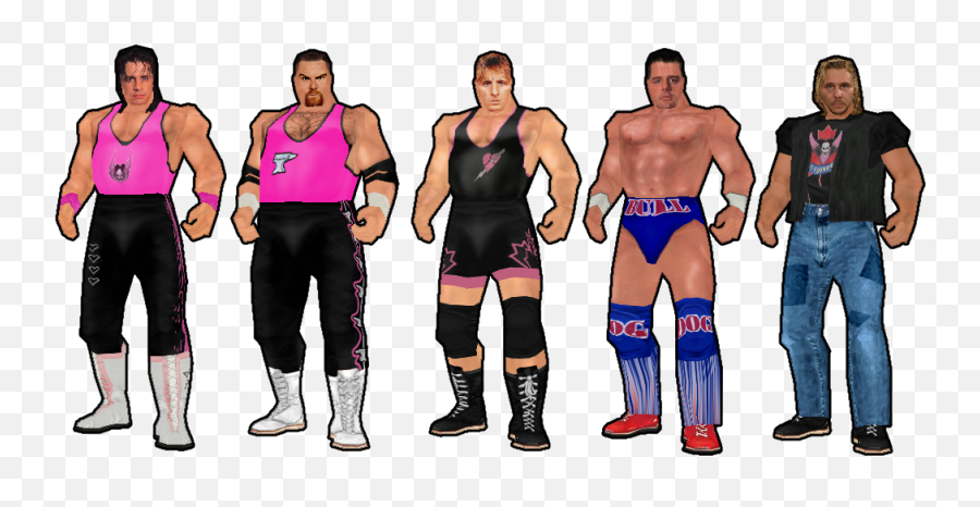 Wwf Vs Wcw Ecw - Owen Hart Wwf No Mercy Png,Bret Hart Png