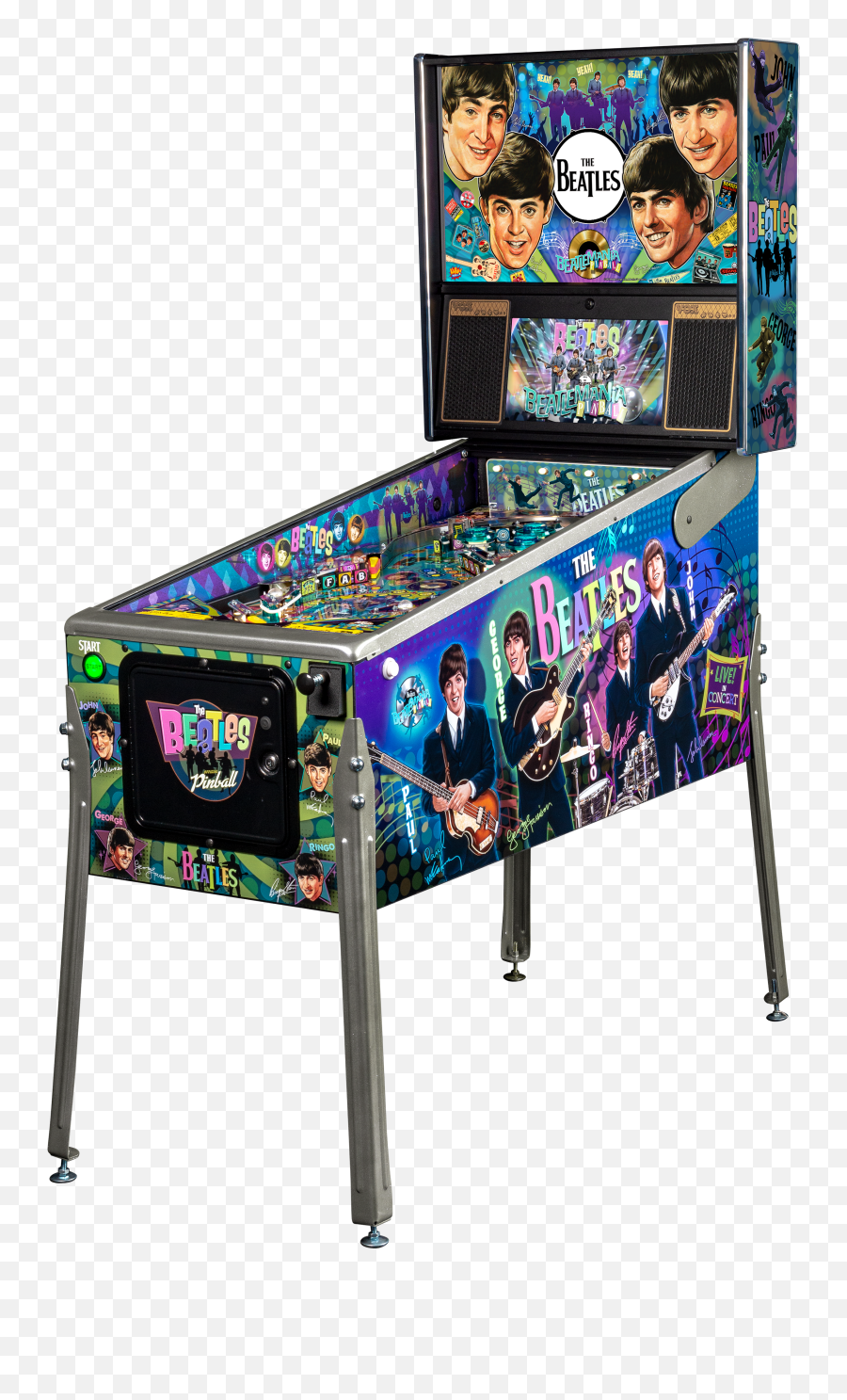 The Beatles - Beatles Pinball Png,The Beatles Png