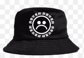 Chapéu Sad Boy Sticker By Gabrielherdt05 - Streetwear Bucket Hats png