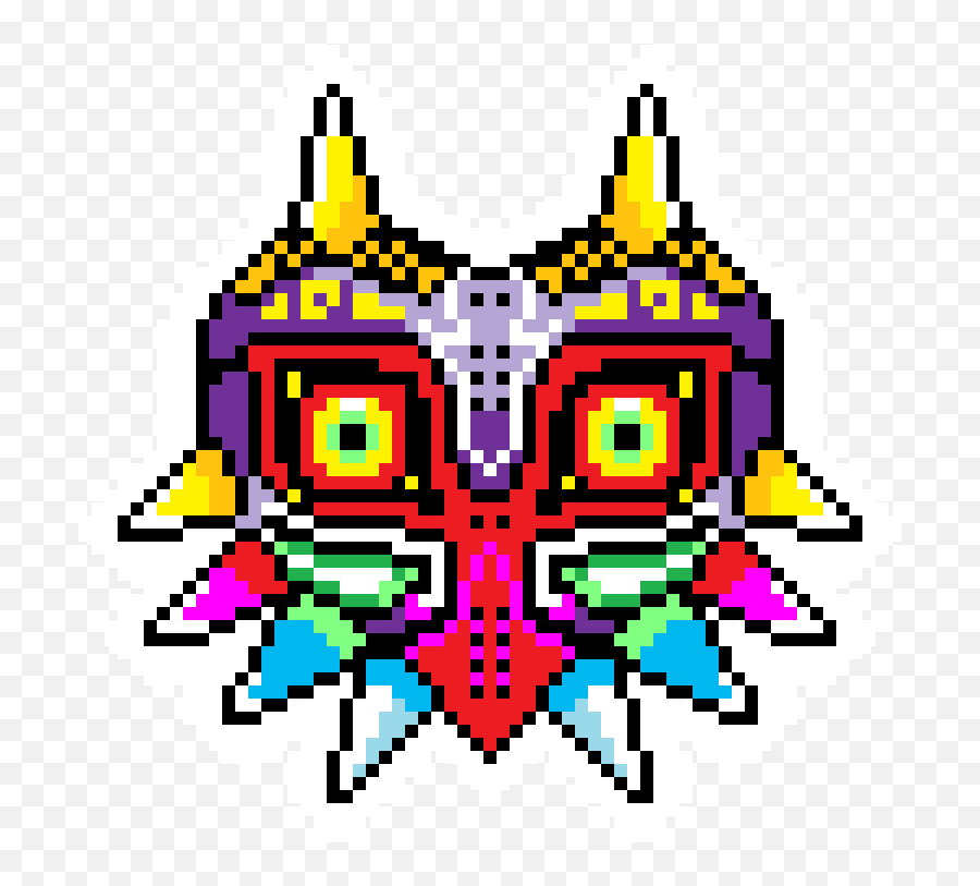Pixilart - Mask Pixel Art Png,Majora's Mask Png