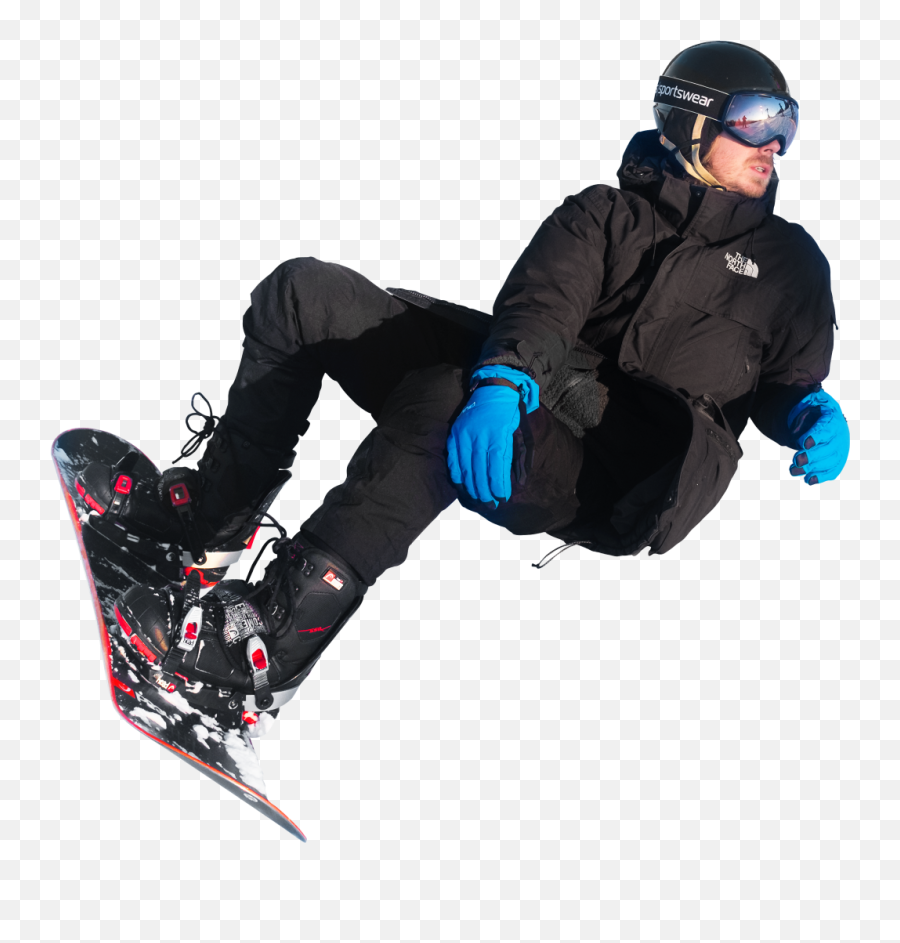 On Snowboard In Oslo Winter Park Png - Snowboarding Png,Snowboard Png