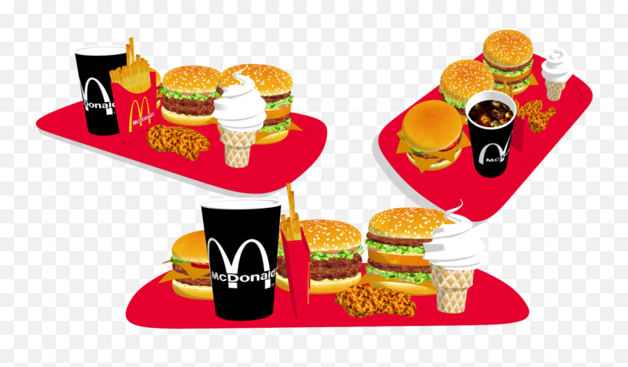 Download Junk Food Clipart Mcdonaldu0027s Menu - Mcdonald Food Clipart Mcdonald Fast Food Png,Cartoon Food Png