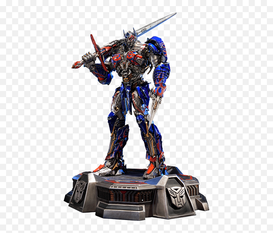 Transformers - Optimus The Last Knight Statue Png,Optimus Prime Transparent