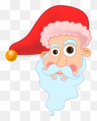 Santa Head Clipart Free Download Transparent Png Creazilla - Claus