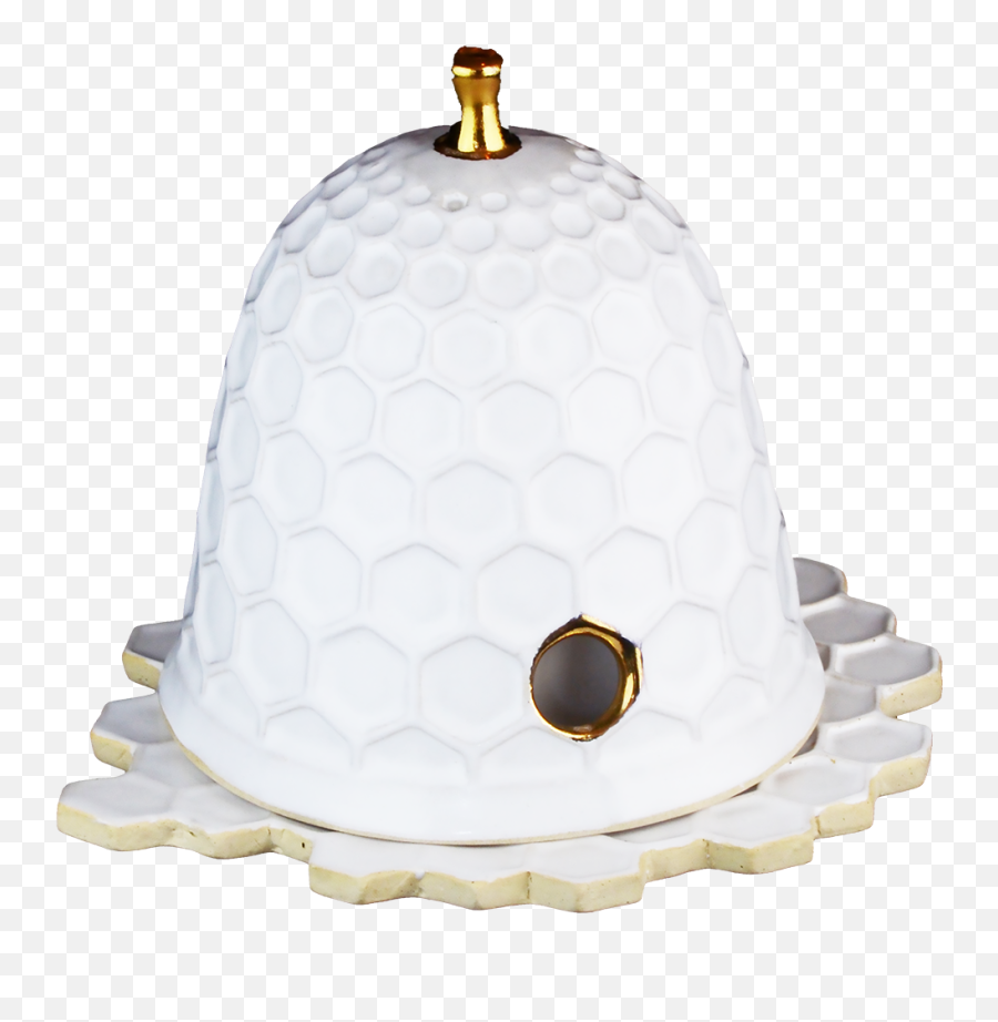 Download Hd Ceramic Honey Pot With 14k Gold - Tortoise Dome Png,Honey Pot Png