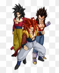 Download Super Saiyan 4 Goku Vegeta And Gogeta - Dragon Ball png