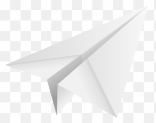 Download Hd Paper Plane White - Icon Vector png