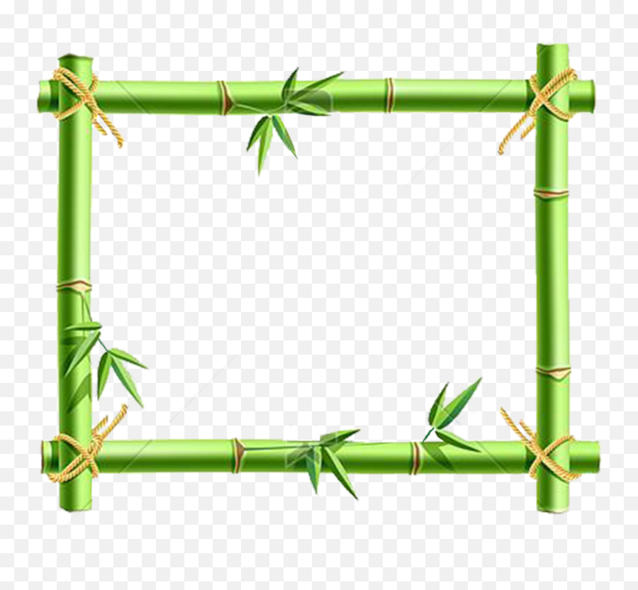 Transparent Bamboo Clip Art - Bamboo Frame Transparent Png Bamboo Frame Png,Frame Transparent