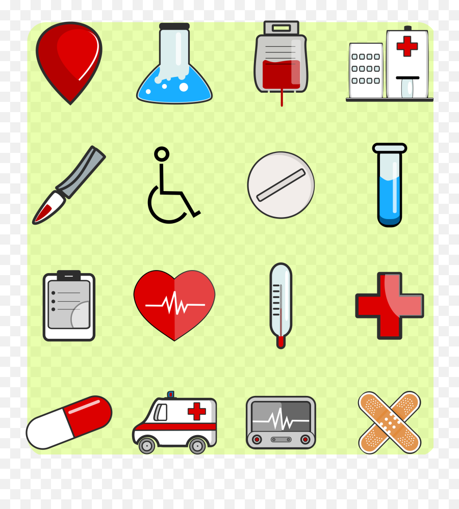 Medical Icons Package Transparent Png - Portable Network Graphics,Package Design Icon