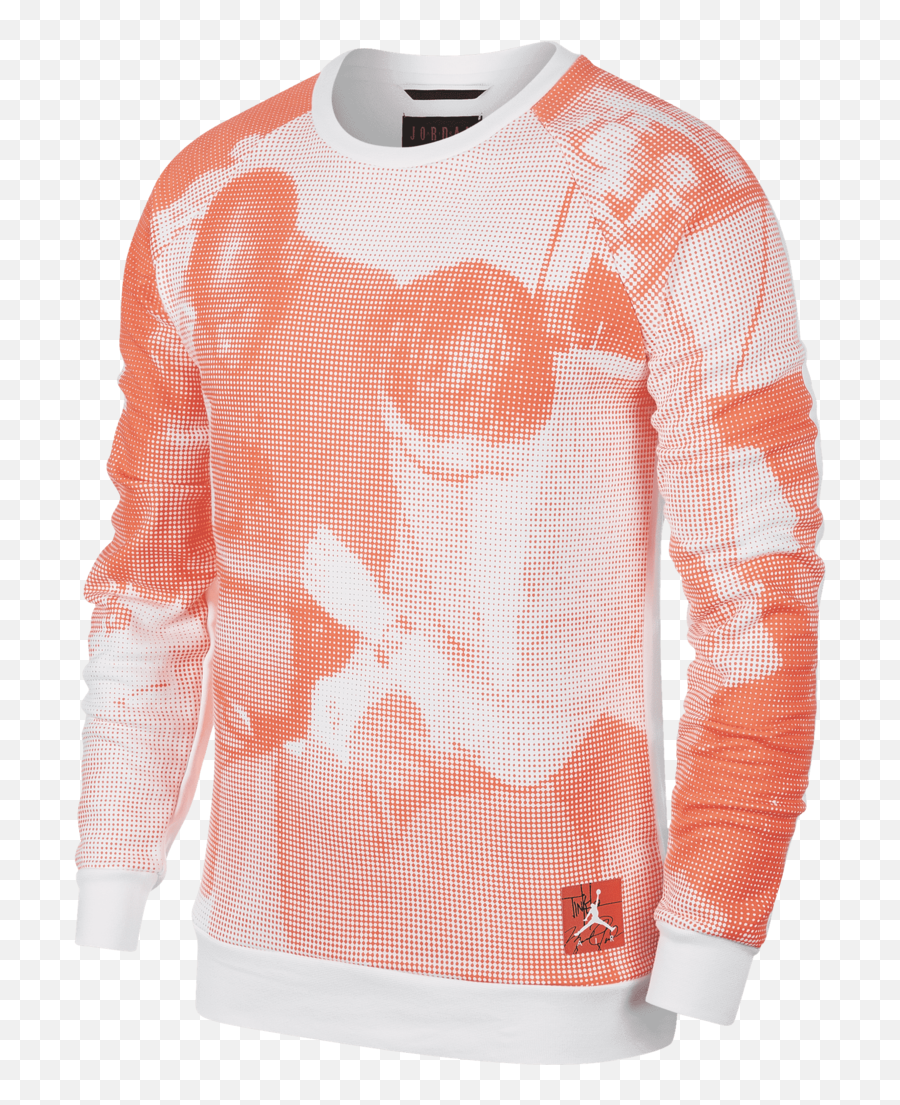 Air Jordan Menu0027s Legacy Tinker Fleece Crew Sweatshirt Light Concord - White Bq1383100 Long Sleeve Png,Air Jordan Iii Premium Icon