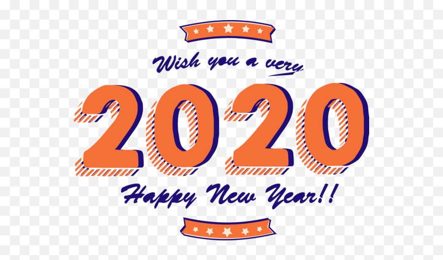 Download New Year Text Font Logo For Happy 2020 Traditions - Wish You Happy New Year 2020 Png,New Pngs