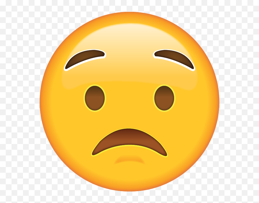 Angry Emoji Face Png Image - Transparent Background Worried Emoji,Emoji Face Png