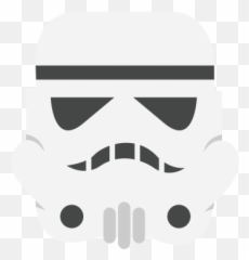 Helmet Mask Starwars Storm Trooper - Wars Icon png