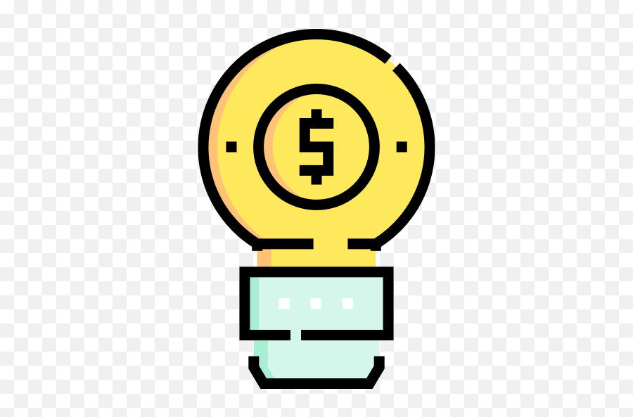 Light Bulb - Free Business Icons Dot Png,Yellow Light Icon
