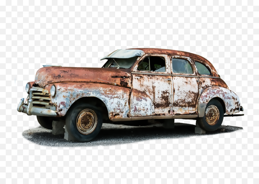 Auto Old Broken Scrap Rust Transparent I 81518 - Png Images Old Car Png,Rust Png