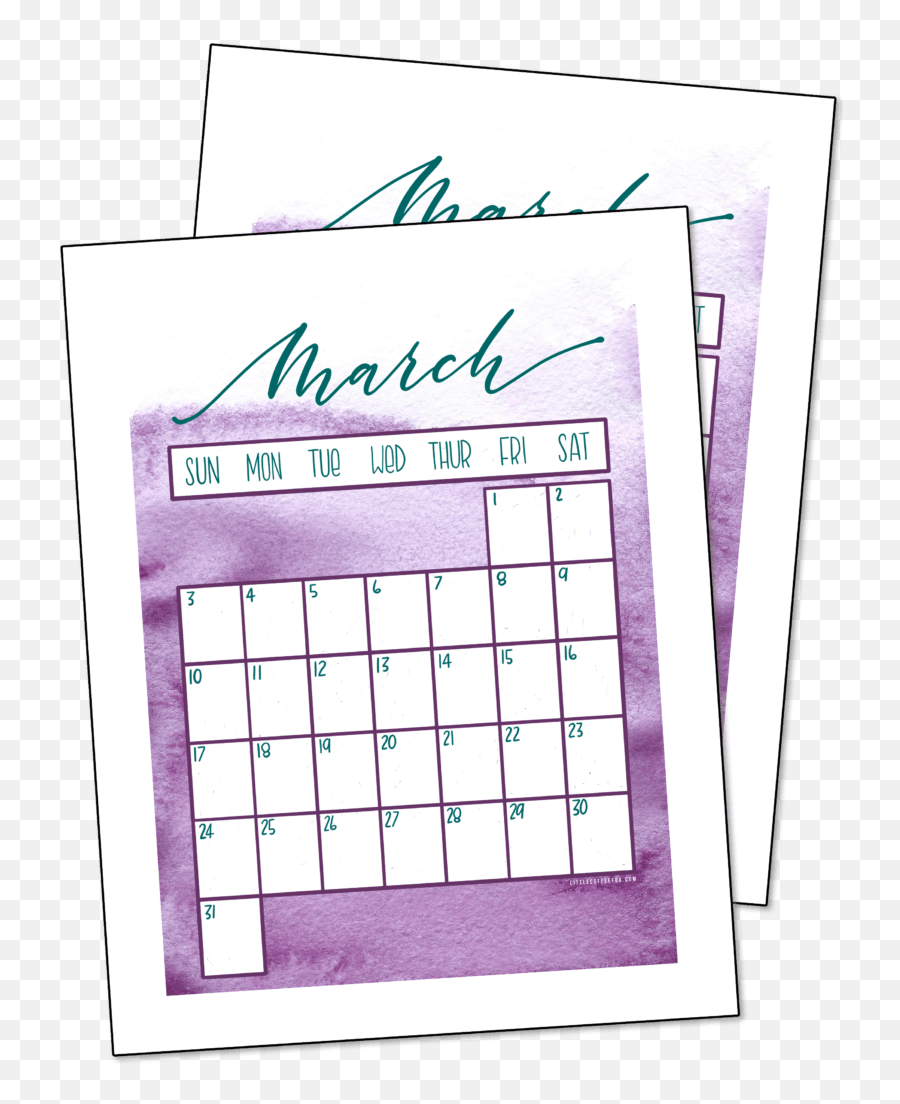 Free March 2019 Calendar Printable For Your Bullet Journal - Dot Png,Bullet Journal Icon