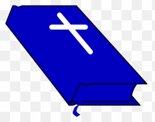 Blue Clipart Bible - Transparent Background png