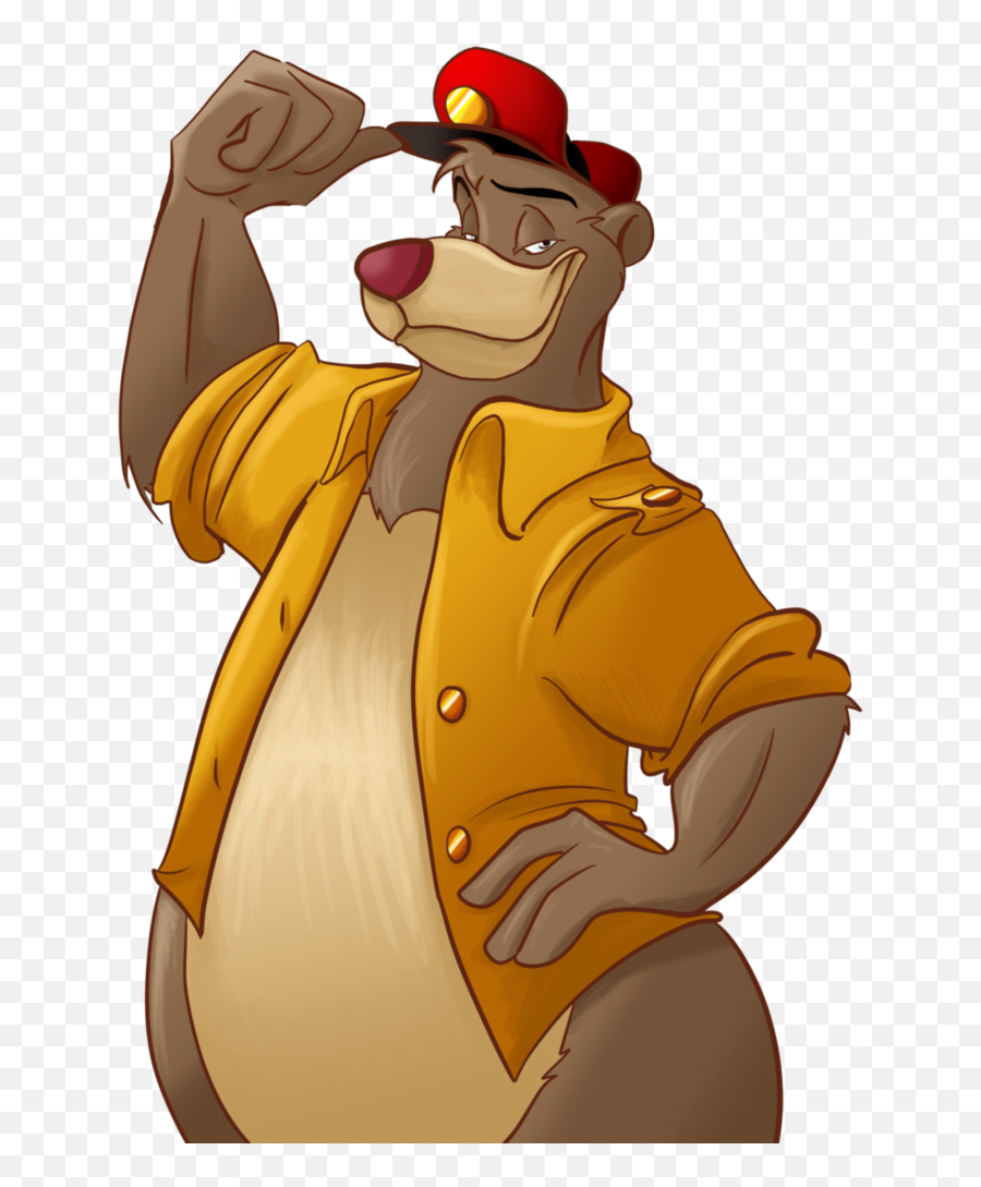 Download - Baloo Cartoon Character Png,Candice Swanepoel Png