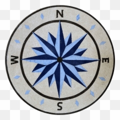 Regal - Compass Rose Mosaic Simple png