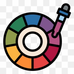 Color Picker - Free art icons Rueda De Flaticon png
