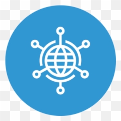 Home - Blockchain Icon Transparent White png