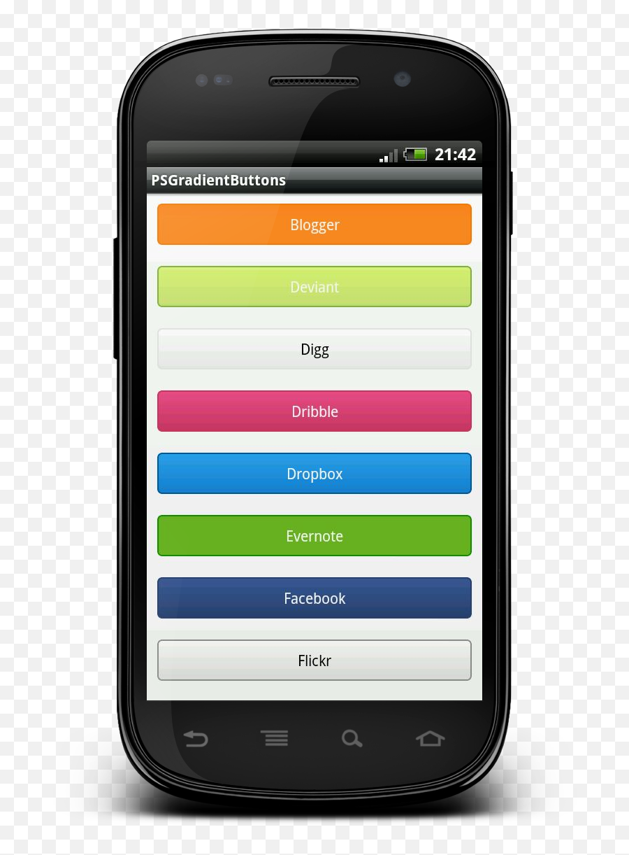 Github - Sapandiwakarpsgradientbuttons A Collection Of Select Multiple Images From Gallery And Android Png,Adjust Icon Size Android