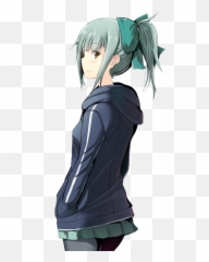 Transparent Background Anime Clipart - Girl Png