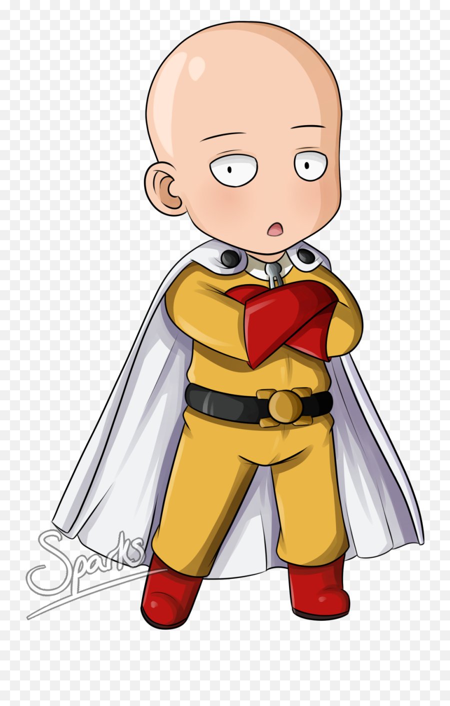 Download One Punch Man Chibi Anime - Saitama Png Chibi,One Punch Man Logo Png