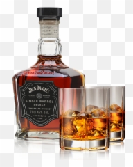 Whiskey Bottle Png 3 Image - Whisky With Glass