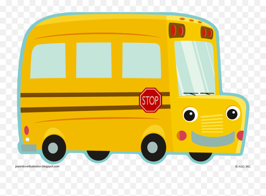 School Bus - Cute School Bus Clipart Png,School Bus Transparent Background