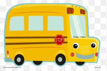 School Bus - Cute Clipart png