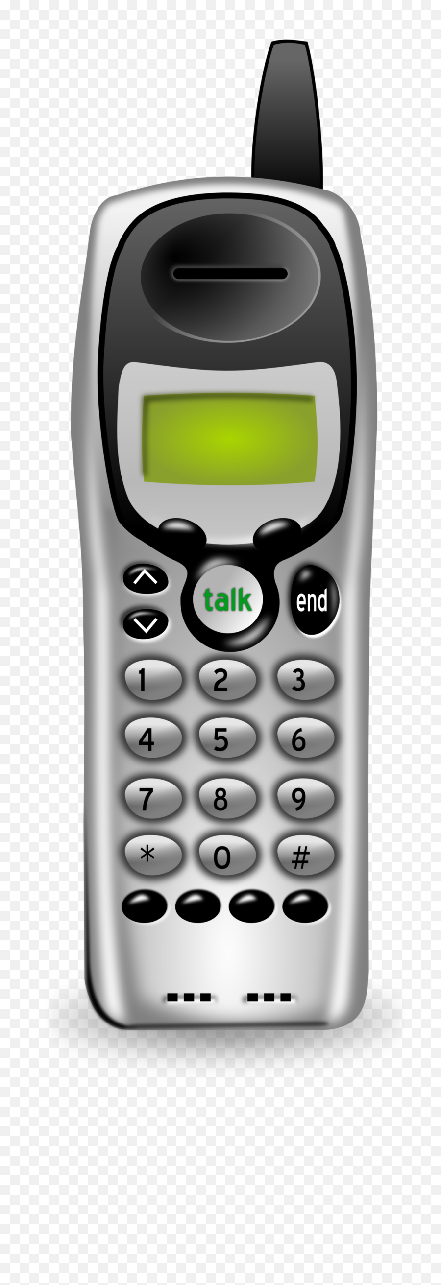 Cellphone Clipart Cordless Telephone - Cordless Phone Clipart Png,No Cell Phone Png