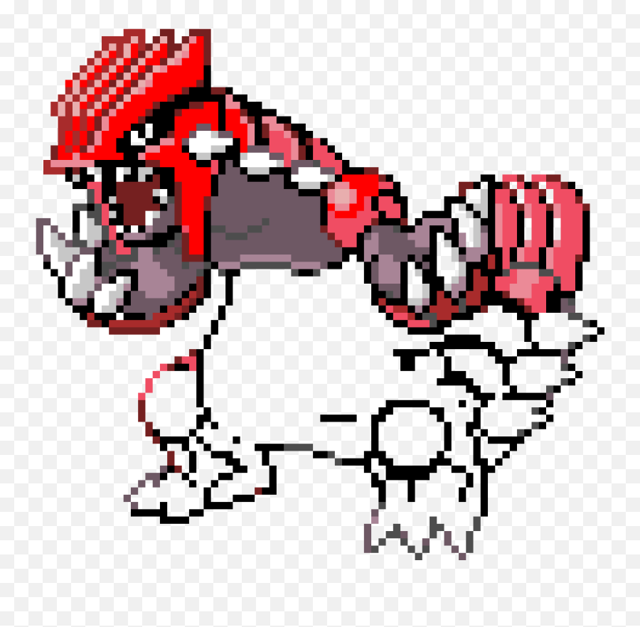 Pixel Art Pokemon Groudon - Archaeological Museum Suamox Png,Groudon Png