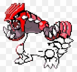 Pixel Art Pokemon Groudon - Archaeological Museum Suamox Png,Groudon Png