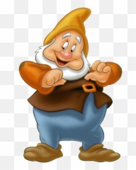 Snow White Queen Seven Dwarfs Bashful - Seven Dwarfs Happy Png,Dwarf Png