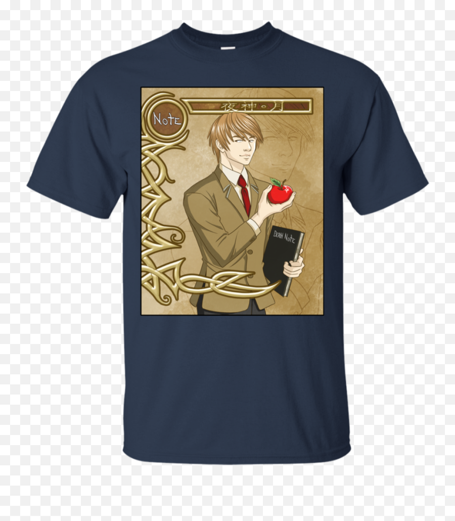 Art Nouveau - Light Yagami T Shirt U0026 Hoodie Matthew 6 33 Shirts Png,Light Yagami Png