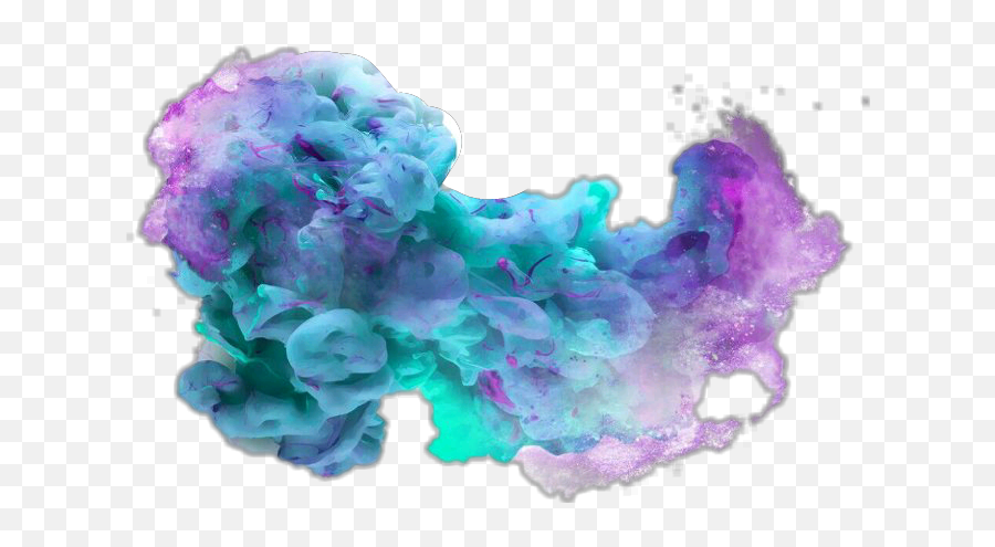 Explosion De Colores Png Transparent - Blue And Purple Smoke Png,Colores Png