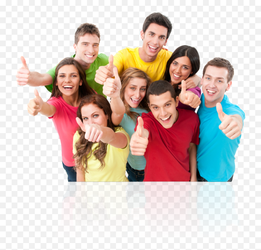 Free Transparent Cc0 Png Image Library - People With Thumbs Up,Students Png