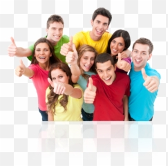 Free Transparent Cc0 Png Image Library - People With Thumbs Up,Students Png