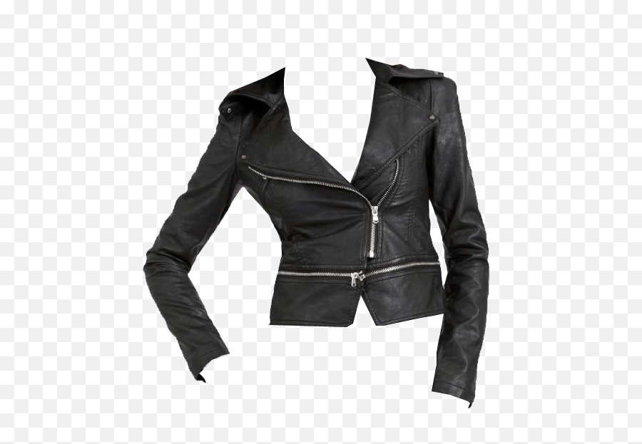 Zipper Point Simple Faux Leather - Leather Jacket Png,Leather Jacket Png