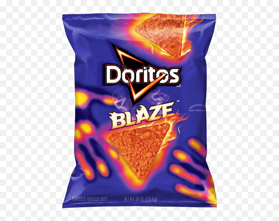 Doritos Blaze Flavored Tortilla Chips - Blaze Doritos Png,Doritos Logo Png