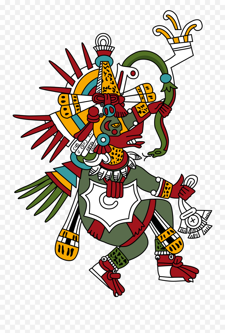 Quetzalcoatl Png 6 Image - Quetzalcoatl Aztec Gods,Quetzalcoatl Png