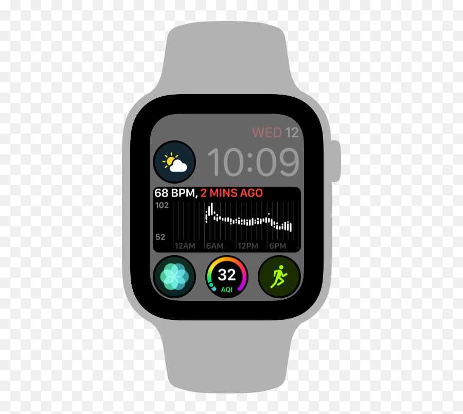 Complications - Watchos Human Interface Guidelines Apple Apple Watch Icon Complication Png,Weather Pngs