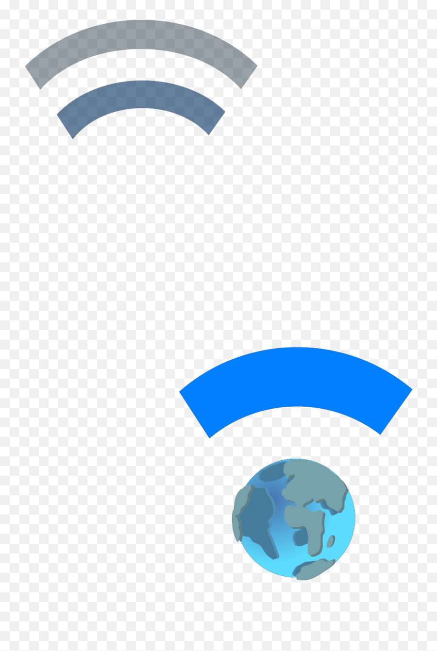 Wifi Symbol With Earth Clip Art Icon And Svg - Svg Clipart Clip Art Png,Wifi Symbol Png