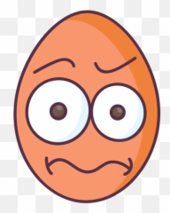 Frown Egg Icon Of Colored Outline Style - Available In Svg Smiley Png,Frown Png